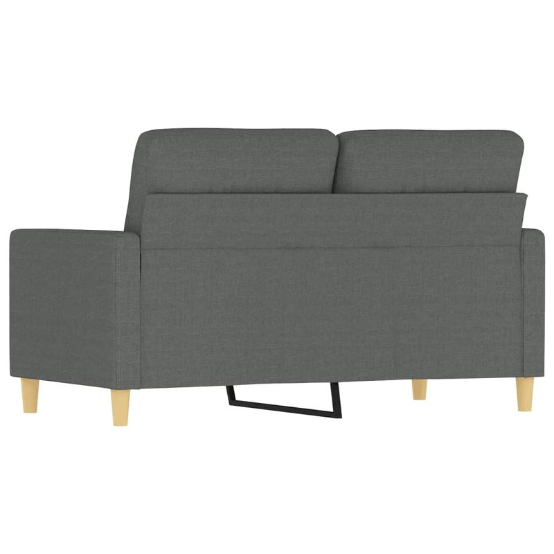 Casa si Gradina - Mobilier - Canapele si coltare - Canapele - Canapea cu 2 locuri, gri inchis, 120 cm, material textil - Infinity.ro