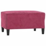 Casa si Gradina - Mobilier - Seturi de mobilier - Seturi living - Set canapele cu perne, 4 piese, rosu vin, catifea - Infinity.ro