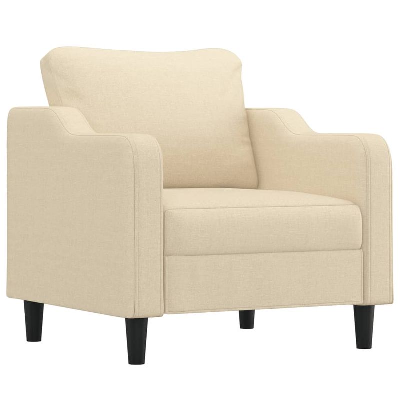 Casa si Gradina - Mobilier - Seturi de mobilier - Seturi living - Set de canapele cu perne, 3 piese, crem, textil - Infinity.ro