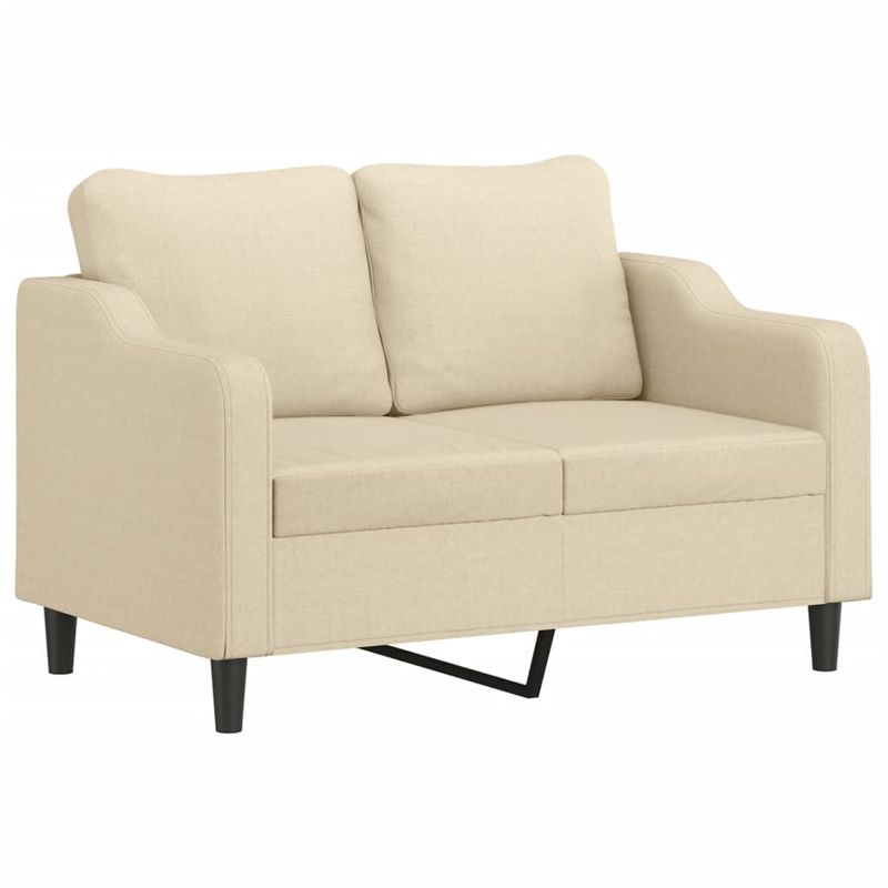 Casa si Gradina - Mobilier - Seturi de mobilier - Seturi living - Set de canapele cu perne, 3 piese, crem, textil - Infinity.ro