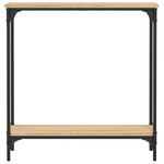Casa si Gradina - Mobilier - Comode si corpuri - Console - Masa consola, stejar sonoma, 75x22,5x75 cm, lemn prelucrat - Infinity.ro