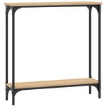 Casa si Gradina - Mobilier - Comode si corpuri - Console - Masa consola, stejar sonoma, 75x22,5x75 cm, lemn prelucrat - Infinity.ro