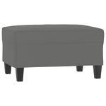 Casa si Gradina - Mobilier - Seturi de mobilier - Seturi living - Set de canapele cu perne, 2 piese, gri inchis, microfibra - Infinity.ro