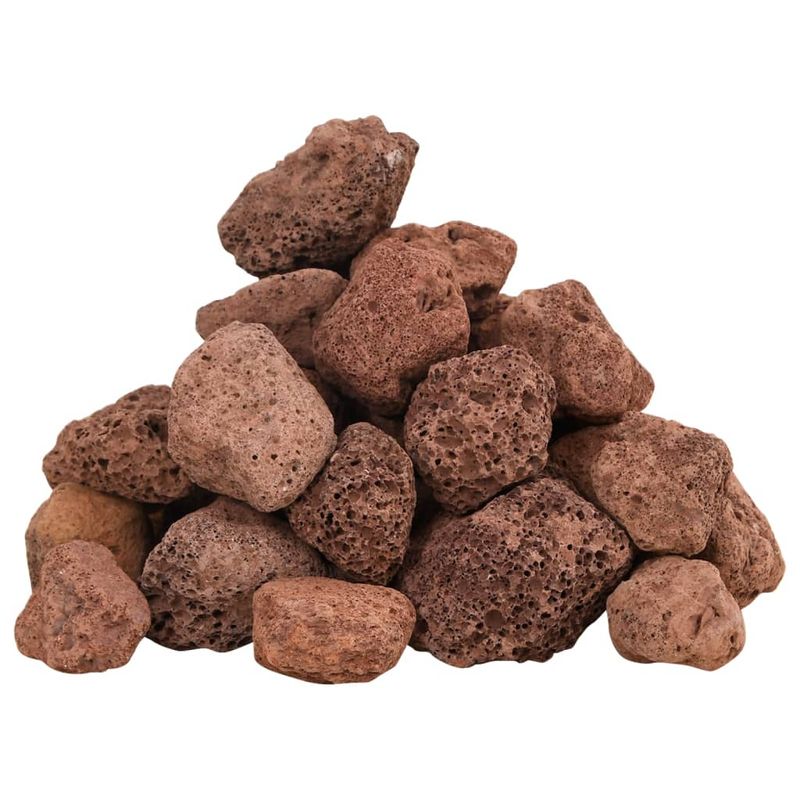Casa si Gradina - Decoratiuni - Obiecte decorative - Accesorii decorative - Roci vulcanice, 25 kg, rosu, 3-5 cm - Infinity.ro