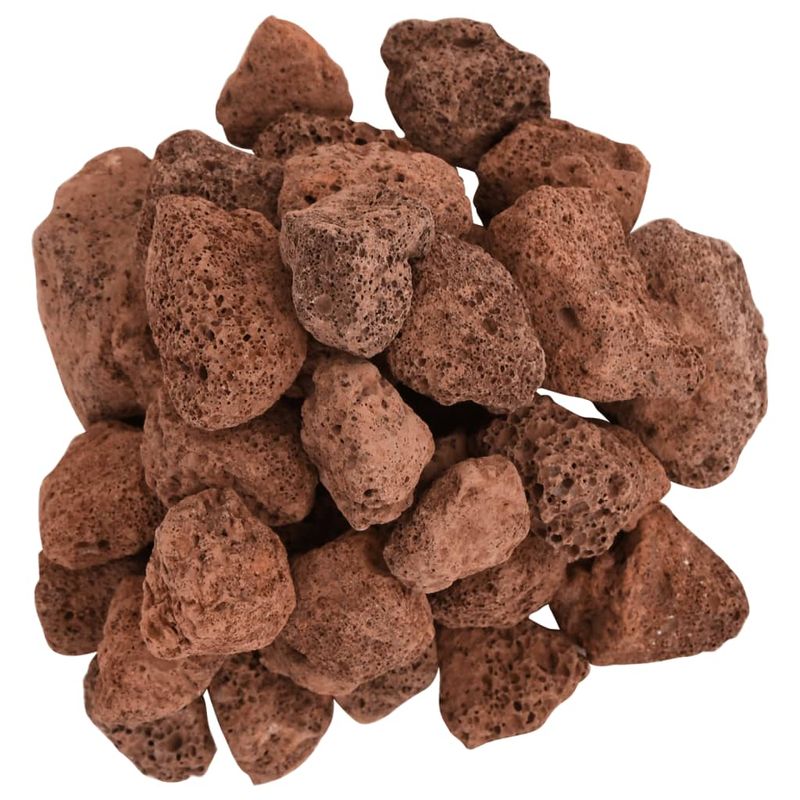 Casa si Gradina - Decoratiuni - Obiecte decorative - Accesorii decorative - Roci vulcanice, 25 kg, rosu, 3-5 cm - Infinity.ro