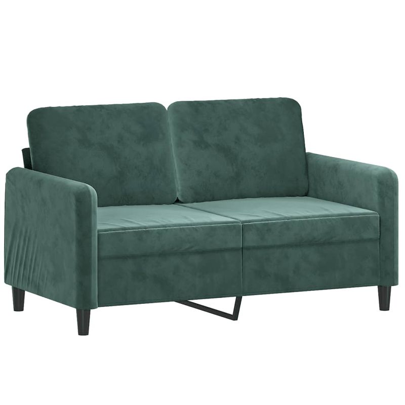 Casa si Gradina - Mobilier - Seturi de mobilier - Seturi living - Set de canapele, 3 piese, verde inchis, catifea - Infinity.ro