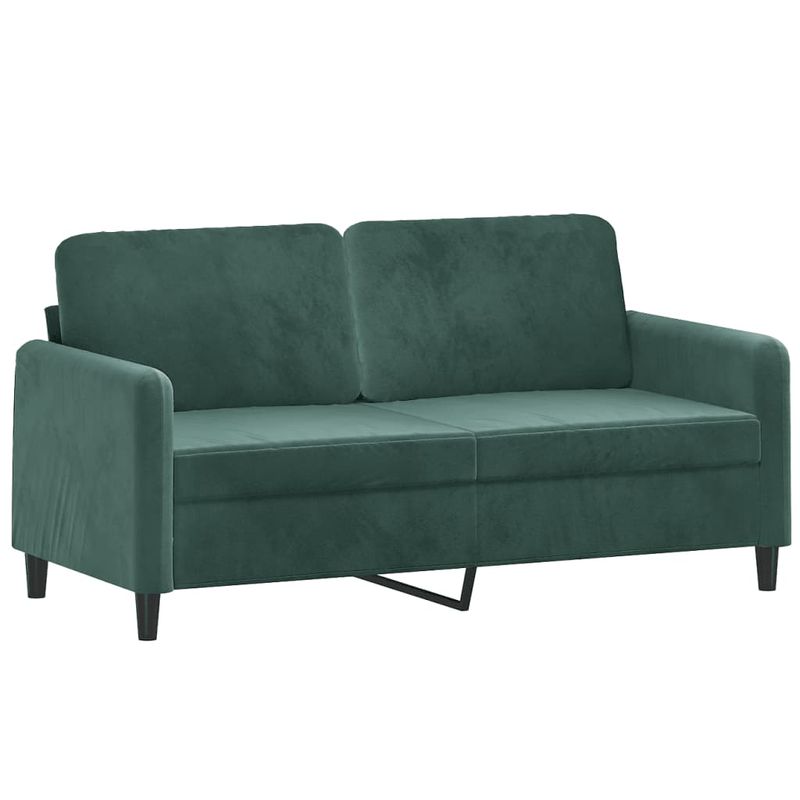 Casa si Gradina - Mobilier - Seturi de mobilier - Seturi living - Set de canapele, 3 piese, verde inchis, catifea - Infinity.ro