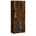 Casa si Gradina - Mobilier - Comode si corpuri - Corpuri bucatarie - Dulap inalt, stejar fumuriu, 69,5x34x180, lemn compozit - Infinity.ro