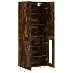 Casa si Gradina - Mobilier - Comode si corpuri - Corpuri bucatarie - Dulap inalt, stejar fumuriu, 69,5x34x180, lemn compozit - Infinity.ro