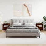 Casa si Gradina - Mobilier - Comode si corpuri - Noptiere - Noptiere, 2 buc., stejar maro, 40x35x50 cm, lemn compozit - Infinity.ro