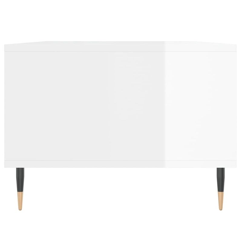 Casa si Gradina - Mobilier - Mese si birouri - Masute de cafea - Masuta de cafea, alb extralucios, 90x50x36,5 cm, lemn compozit - Infinity.ro