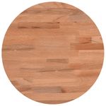 Casa si Gradina - Mobilier - Feronerie si accesorii mobila - Blat de masa rotund, diametru 30x1,5 cm, lemn masiv de fag, maro - Infinity.ro