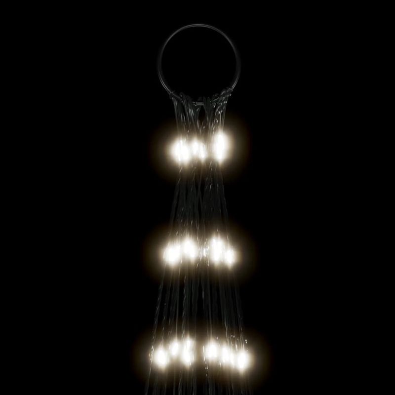 Casa si Gradina - Decoratiuni - Decoratiuni de sezon - Lumina brad de Craciun pe catarg, 3000 LED-uri, alb rece 800 cm - Infinity.ro