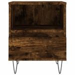 Casa si Gradina - Mobilier - Comode si corpuri - Noptiere - Noptiere, 2 buc., stejar fumuriu, 40x35x50 cm, lemn compozit - Infinity.ro