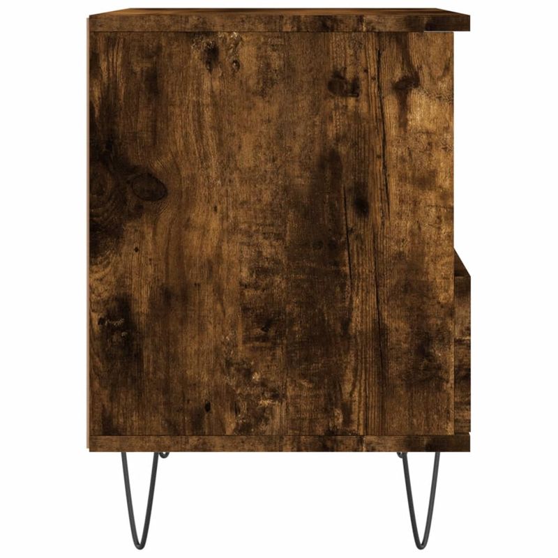 Casa si Gradina - Mobilier - Comode si corpuri - Noptiere - Noptiere, 2 buc., stejar fumuriu, 40x35x50 cm, lemn compozit - Infinity.ro