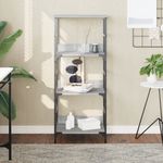 Casa si Gradina - Mobilier - Biblioteci si rafturi - Biblioteci - Raft de carti gri sonoma 50x33x117,5 cm lemn prelucrat - Infinity.ro