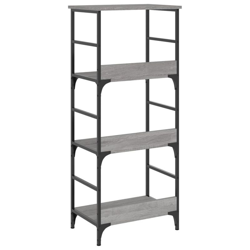 Casa si Gradina - Mobilier - Biblioteci si rafturi - Biblioteci - Raft de carti gri sonoma 50x33x117,5 cm lemn prelucrat - Infinity.ro