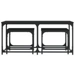Casa si Gradina - Mobilier - Mese si birouri - Masute de cafea - Mese suprapuse de cafea, 3 buc, negru, lemn prelucrat - Infinity.ro