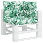 Casa si Gradina - Gradina si terasa - Mobilier exterior - Perne decorative exterior - Perne de paleti, 3 buc., model cu frunze, material textil - Infinity.ro