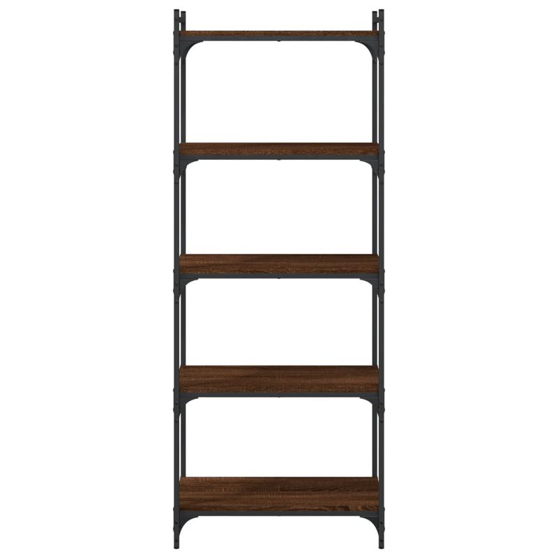 Casa si Gradina - Mobilier - Biblioteci si rafturi - Biblioteci - Biblioteca 5 niveluri, stejar maro 60x30x154 cm, lemn prelucrat - Infinity.ro