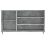 Casa si Gradina - Mobilier - Organizare si depozitare - Organizator incaltaminte - Pantofar, gri beton, 102x36x60 cm, lemn prelucrat - Infinity.ro