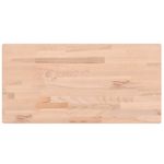 Casa si Gradina - Mobilier - Feronerie si accesorii mobila - Blat de masa 100x50x1,5 cm dreptunghiular, lemn masiv de fag, natural - Infinity.ro
