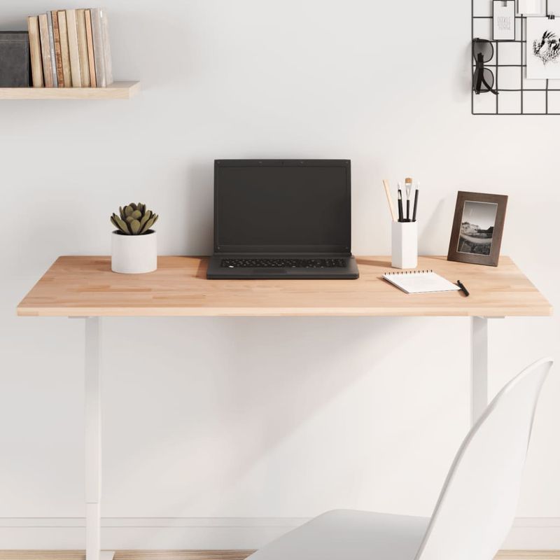 Casa si Gradina - Mobilier - Feronerie si accesorii mobila - Blat de masa 100x50x1,5 cm dreptunghiular, lemn masiv de fag, natural - Infinity.ro