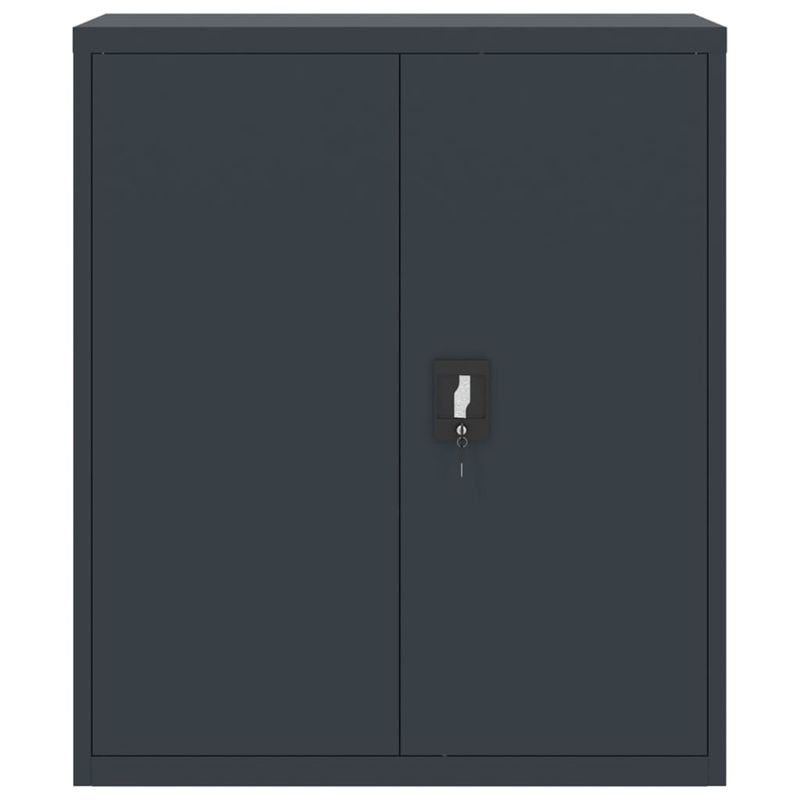 Casa si Gradina - Constructii - Depozitare, transport si protectie - Rafturi, fisete si vestiare - Fiset, antracit, 90x40x105 cm, otel - Infinity.ro