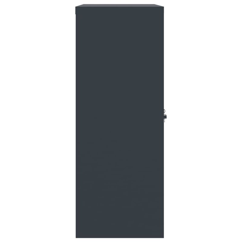 Casa si Gradina - Constructii - Depozitare, transport si protectie - Rafturi, fisete si vestiare - Fiset, antracit, 90x40x105 cm, otel - Infinity.ro