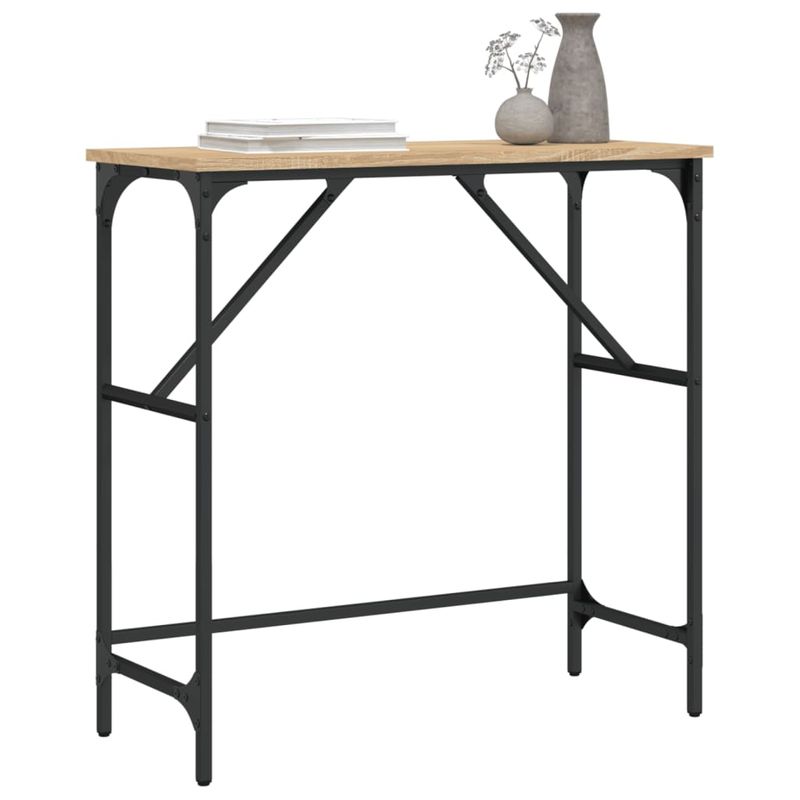 Casa si Gradina - Mobilier - Comode si corpuri - Console - Masa consola, stejar sonoma, 75x32x75 cm, lemn prelucrat - Infinity.ro