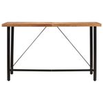 Casa si Gradina - Mobilier - Mese si birouri - Mese bucatarie si dining - Masa de bar 180x70x107 cm, lemn masiv de acacia si fier - Infinity.ro
