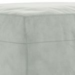 Casa si Gradina - Mobilier - Seturi de mobilier - Seturi living - Set de canapele cu perne, 3 piese, gri deschis, catifea - Infinity.ro