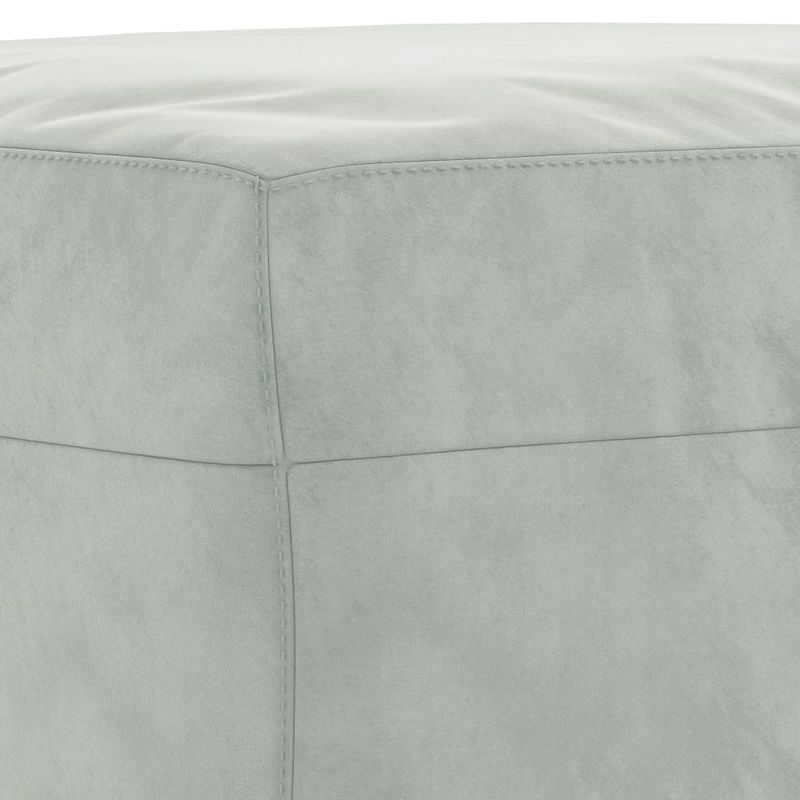 Casa si Gradina - Mobilier - Seturi de mobilier - Seturi living - Set de canapele cu perne, 3 piese, gri deschis, catifea - Infinity.ro