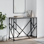 Casa si Gradina - Mobilier - Comode si corpuri - Console - Masuta consola, gri sonoma, 100x40x80 cm, lemn prelucrat - Infinity.ro