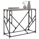 Casa si Gradina - Mobilier - Comode si corpuri - Console - Masuta consola, gri sonoma, 100x40x80 cm, lemn prelucrat - Infinity.ro