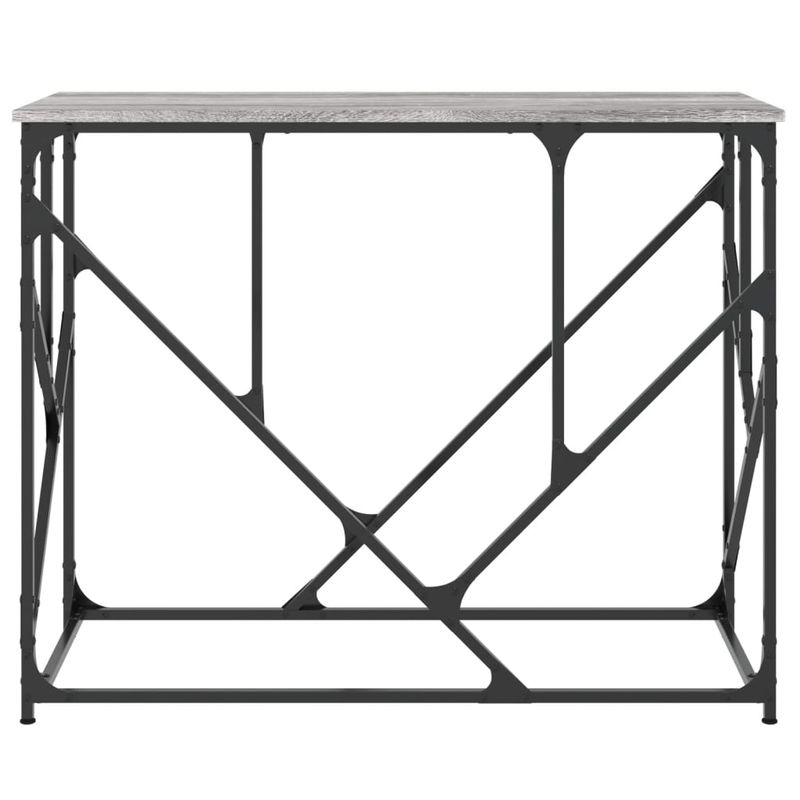 Casa si Gradina - Mobilier - Comode si corpuri - Console - Masuta consola, gri sonoma, 100x40x80 cm, lemn prelucrat - Infinity.ro