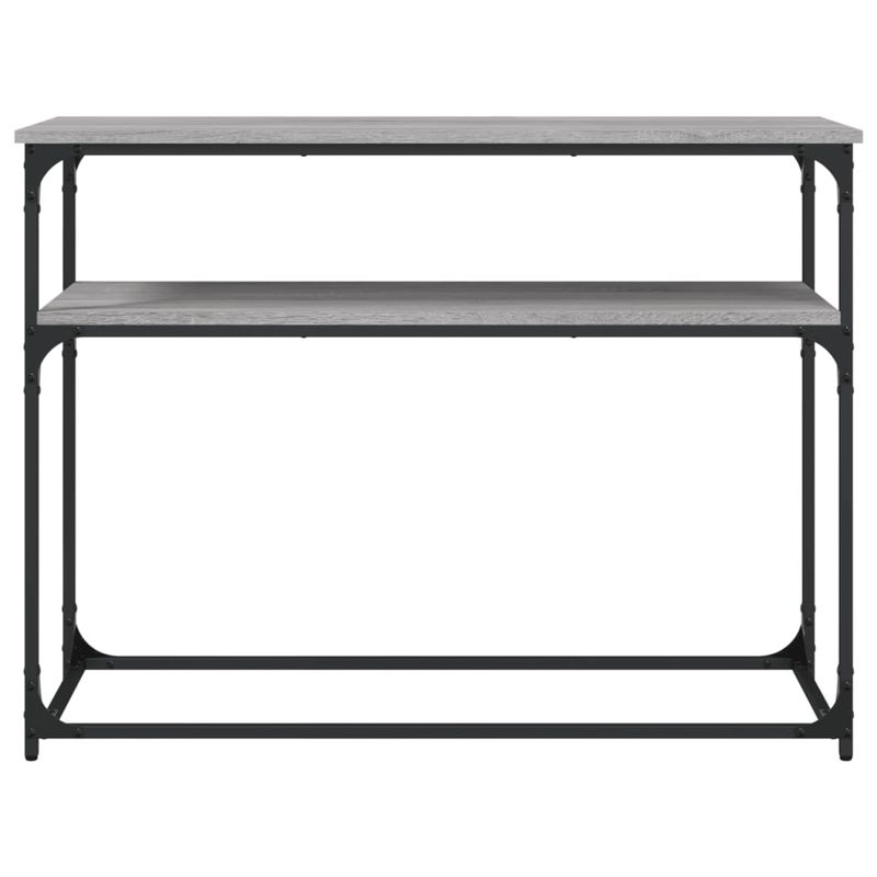 Casa si Gradina - Mobilier - Comode si corpuri - Console - Masuta consola, gri sonoma, 100x35,5x75 cm, lemn prelucrat - Infinity.ro