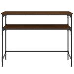 Casa si Gradina - Mobilier - Comode si corpuri - Console - Masuta consola, stejar maro, 100x35,5x75 cm, lemn prelucrat - Infinity.ro