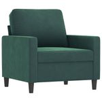 Casa si Gradina - Mobilier - Seturi de mobilier - Seturi living - Set de canapele cu perne, 4 piese, verde inchis, catifea - Infinity.ro