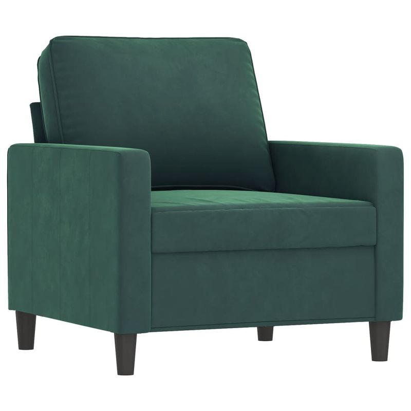 Casa si Gradina - Mobilier - Seturi de mobilier - Seturi living - Set de canapele cu perne, 4 piese, verde inchis, catifea - Infinity.ro