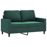 Casa si Gradina - Mobilier - Seturi de mobilier - Seturi living - Set de canapele cu perne, 4 piese, verde inchis, catifea - Infinity.ro