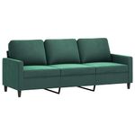 Casa si Gradina - Mobilier - Seturi de mobilier - Seturi living - Set de canapele cu perne, 4 piese, verde inchis, catifea - Infinity.ro