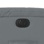 Casa si Gradina - Mobilier - Scaune si fotolii - Fotolii - Fotoliu rabatabil electric, gri, piele ecologica - Infinity.ro