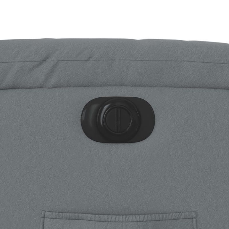 Casa si Gradina - Mobilier - Scaune si fotolii - Fotolii - Fotoliu rabatabil electric, gri, piele ecologica - Infinity.ro