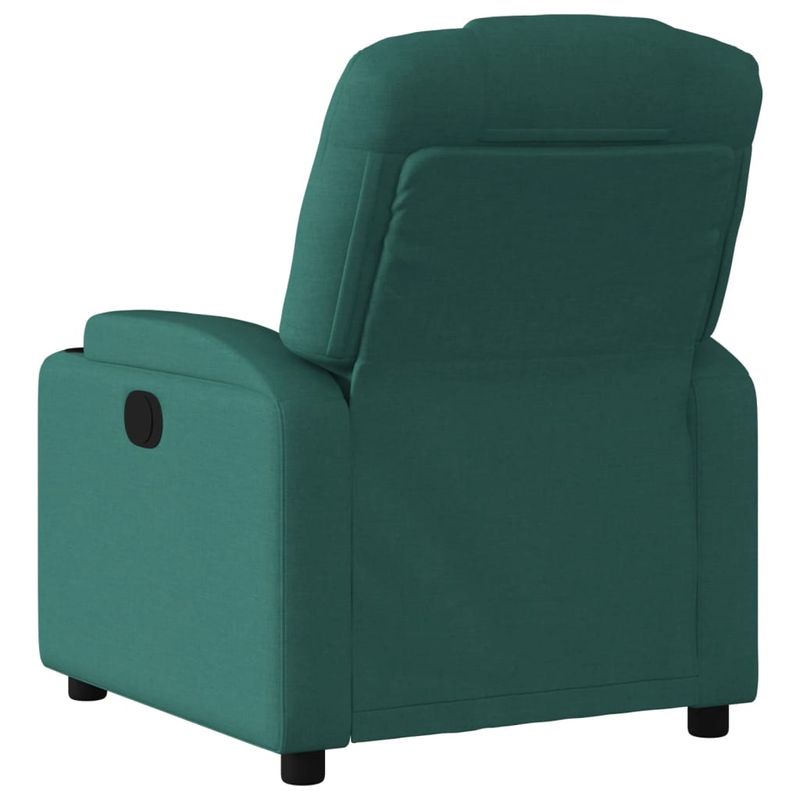Casa si Gradina - Mobilier - Scaune si fotolii - Fotolii - Fotoliu rabatabil electric, verde inchis, material textil - Infinity.ro