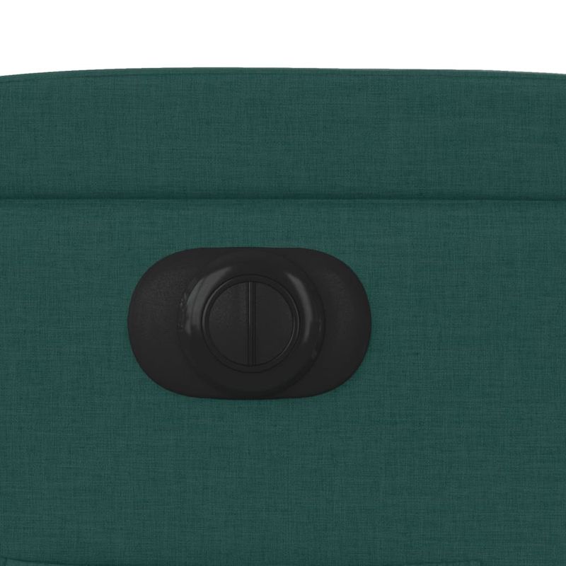 Casa si Gradina - Mobilier - Scaune si fotolii - Fotolii - Fotoliu rabatabil electric, verde inchis, material textil - Infinity.ro