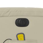 Ingrijire personala si Cosmetice - Sanatate si wellness - Articole wellness - Fotolii de masaj - Fotoliu electric de masaj rabatabil, crem, piele ecologica - Infinity.ro