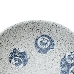 Casa si Gradina/Sanitare/Lavoar baie si accesorii/Lavoare si piedestale - Lavoar de blat, gri si albastru, 47x33x13 cm, ceramica, oval - Infinity.ro