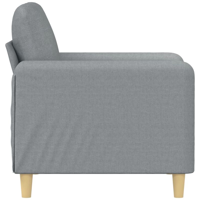 Casa si Gradina - Mobilier - Scaune si fotolii - Fotolii - Fotoliu canapea, gri deschis, 60 cm, material textil - Infinity.ro