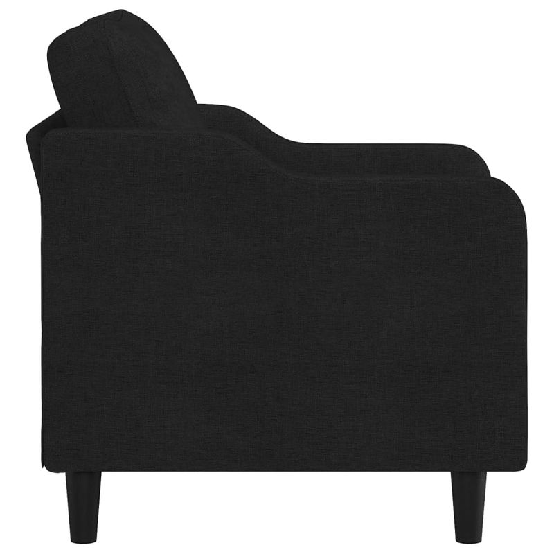 Casa si Gradina - Mobilier - Scaune si fotolii - Fotolii - Fotoliu canapea, negru, 60 cm, material textil - Infinity.ro